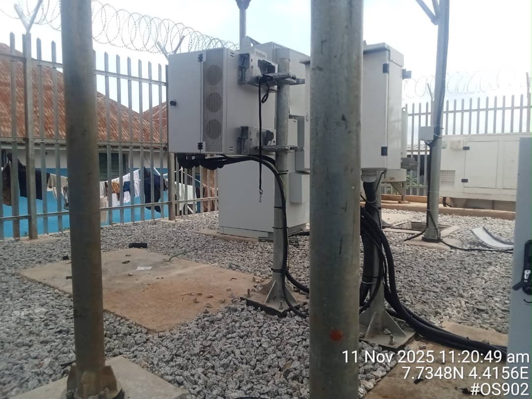 Outdoor electrical and equipment cabinets maintained on site